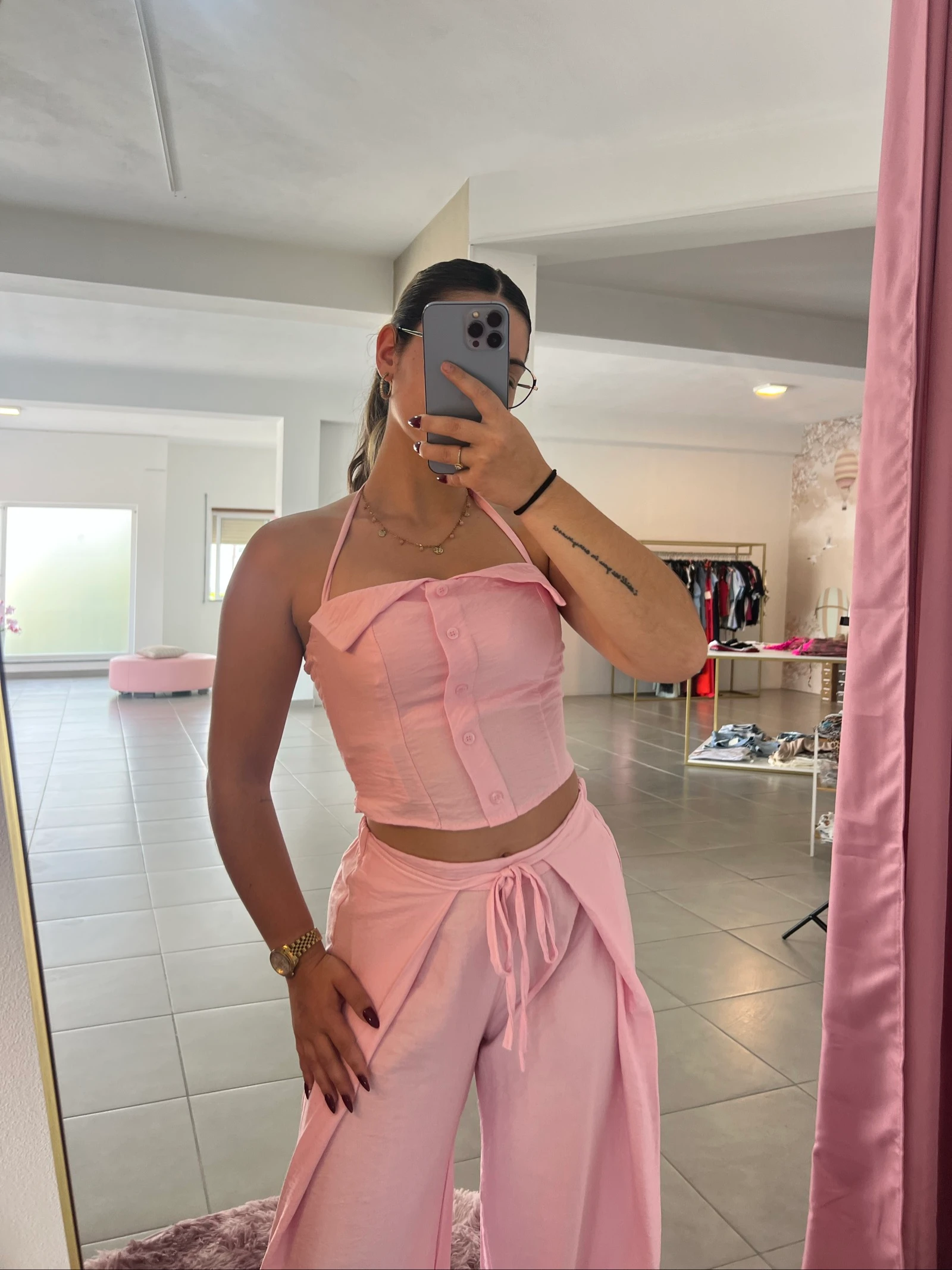 🌸 Conjunto rosa de 2 peças – Tamanho único 🌸 – photo 3